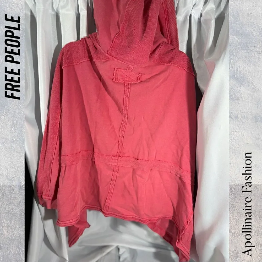FREE PEOPLE EMILIA CARDIGAN IN MIAMI BEAT PINK NWT XS